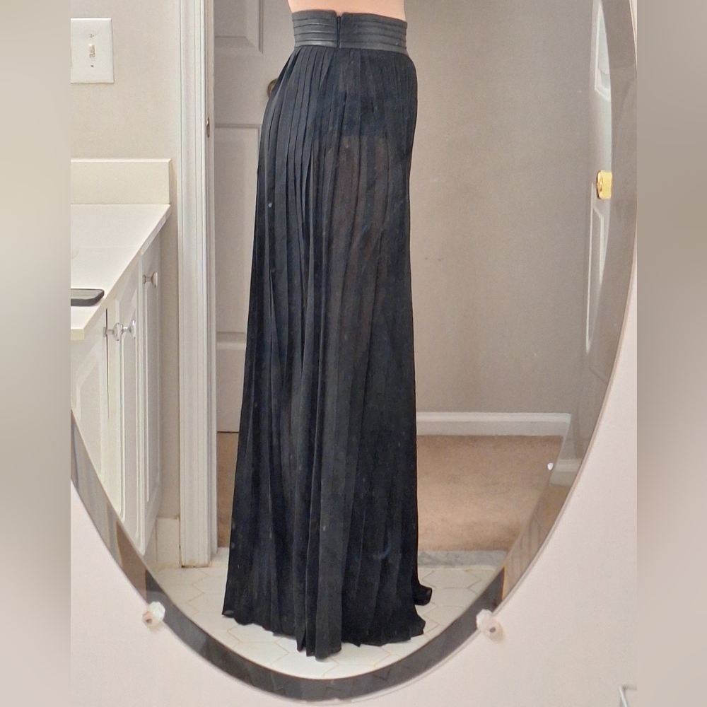 AGENT PROVOCATEUR Soiree | Black, Wide Leg, Very Sheer Pants